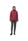 Suns Women's Jacket  Roberta Fur Blueberry In Burgundy
