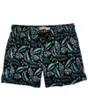 Sunset And Vine Microfiber Woven Printed Swim Trunk