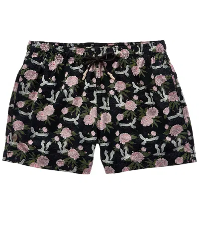 Sunset And Vine Microfiber Woven Printed Swim Trunk