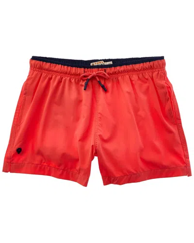 Sunset And Vine Microfiber Woven Solid Swim Trunk