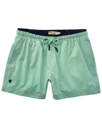 Sunset And Vine Microfiber Woven Solid Swim Trunk