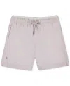 Sunset And Vines Men's Solid Woven Swim Trunks