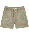 Sunset And Vines Men's Star-pattern Woven Swim Trunks