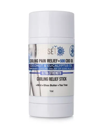 Sunset Cbd Ice Recovery Relief Stick (cbd | 500mg) In White
