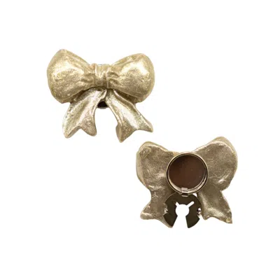 Sunset Magic Studio Women's Belle - Button Cover Pair In Yellow