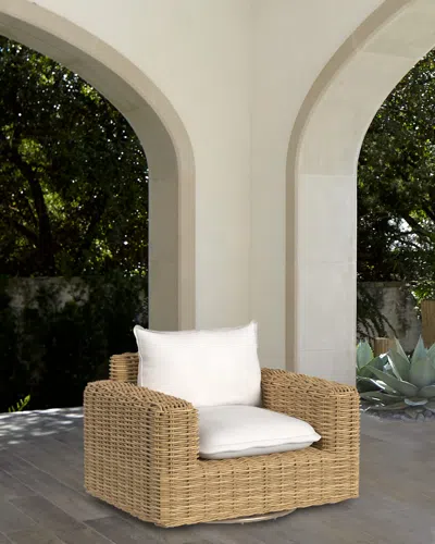 Sunset West Playa Outdoor Swivel Club Chair