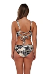 Sunsets Alana Reversible Hipster Bikini Swim Bottoms In Black