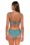 Sunsets Alana Reversible Hipster Bikini Swim Bottoms In Ocean