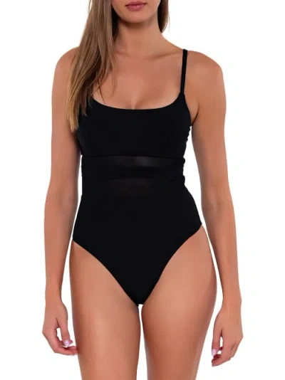 Sunsets Alexa One-piece In Black