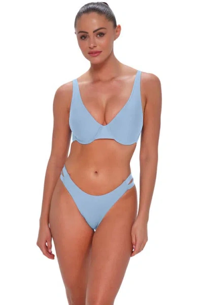 Sunsets Ally Underwire Bikini Swimsuit Top In Blue