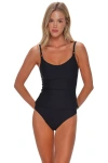 Sunsets Anya Tankini Swimsuit Top In Black