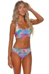 Sunsets Brandi Bralette Bikini Swimsuit Top In Multi