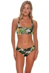 Sunsets Brandi Bralette Bikini Swimsuit Top In Multi