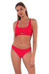 Sunsets Brandi Bralette In Geranium