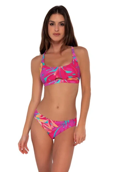Sunsets Brandi Bralette In Oasis Sandbar Rib