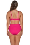 Sunsets Capri High Waist In Begonia Sandbar Rib