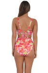 Sunsets Capri High Waist Bikini Swim Bottoms In Butterfly  Beach