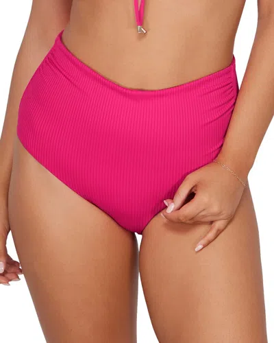 Sunsets Capri High Waist Bottom In Pink