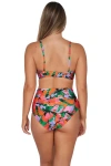 Sunsets Capri High Waist In Hummingbird Cove