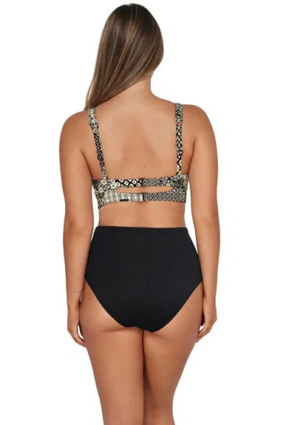 Sunsets Capri High Waist In Venice Seagrass Texture