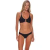Sunsets Carrie Crossback Bikini Swimsuit Top In Black