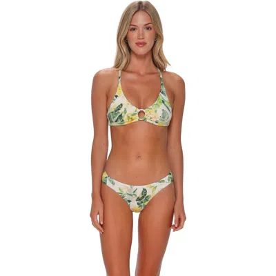Sunsets Carrie Crossback Bikini Swimsuit Top In Green