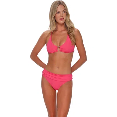 Sunsets Carrie Crossback Bikini Swimsuit Top In Pink