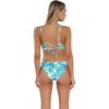 Sunsets Collins Hipster Bikini Swim Bottoms In Sea Breeze Sandbar Rib