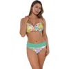 Sunsets Crossroads Underwire Bikini Swimsuit Top In Multi