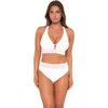 Sunsets Danica Bikini Top In White Lily