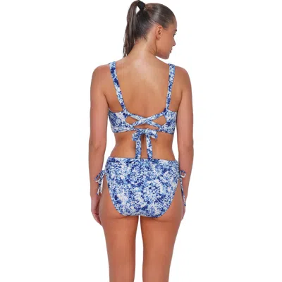 Sunsets Darci High Waist Bikini Swim Bottoms In Blue