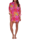 Sunsets Delilah Shirt Cover-up In Oasis Sandbar