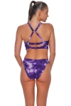 Sunsets Dora Double Tab Bikini Swim Bottoms In Purple
