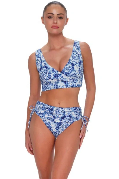 Sunsets Elsie Bikini Swimsuit Top In Blue