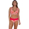 Sunsets Elsie Bikini Swimsuit Top In Butterfly Beach