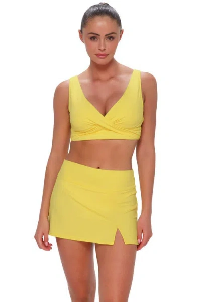 Sunsets Elsie Bikini Swimsuit Top In Yellow