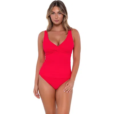 Sunsets Elsie Tankini In Geranium