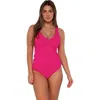 Sunsets Elsie Tankini-dd Cup In Begonia Sandbar Rib