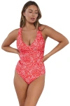 Sunsets Elsie Tankini Swimsuit Top In Majorca