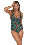 Sunsets Elsie Tankini In Green