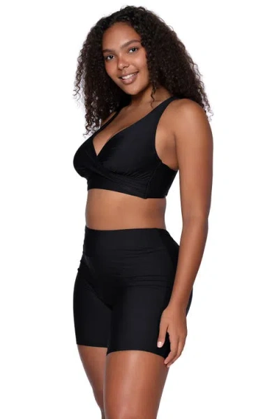 Sunsets Escape Bayside Bike Short In Black