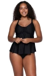 Sunsets Escape Marin Tankini In Black