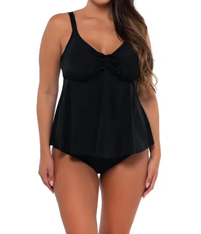 Sunsets Escape Marin Tankini In Black