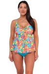 Sunsets Escape Marin Tankini In Shoreline Petals