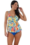 Sunsets Escape Marin Tankini Swimsuit Top In Suncatcher