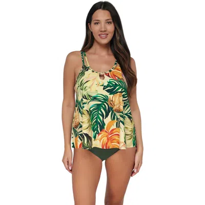 Sunsets Escape Sadie Tankini In Amber Oasis