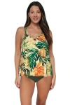 Sunsets Escape Sadie Tankini In Amber Oasis