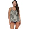 Sunsets Escape Sadie Tankini In Venice Seagrass Texture