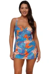 Sunsets Escape Sienna Swim Dress In Orange
