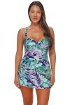 Sunsets Escape Sienna Swim Dress In Green